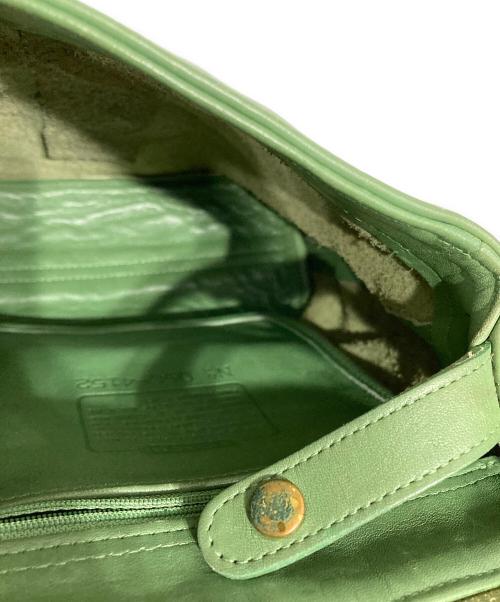 COACH（コーチ）COACH (コーチ) レザーリュック グリーンの古着・服飾アイテム