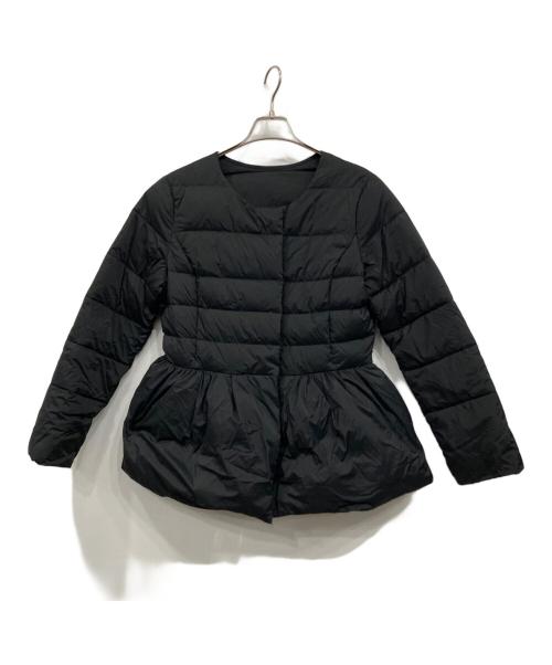 FENNEL（フェンネル）FENNEL (フェンネル) ペプラムダウンジャケット ブラック サイズ:38の古着・服飾アイテム