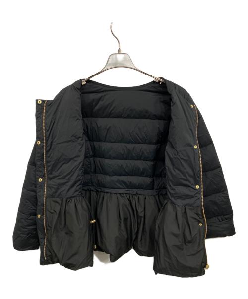 FENNEL（フェンネル）FENNEL (フェンネル) ペプラムダウンジャケット ブラック サイズ:38の古着・服飾アイテム