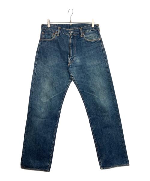 EVISU（エヴィス）EVISU (エヴィス) 白赤カモメペイントデニムパンツ インディゴ サイズ:W34×L35の古着・服飾アイテム