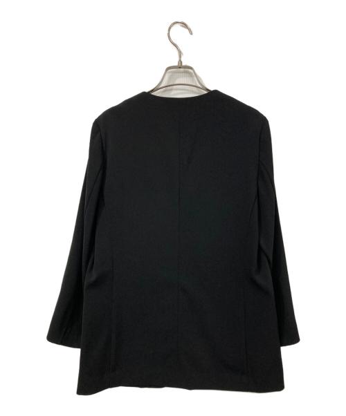 MARW UNITED ARROWS（マルゥ ユナイテッドアローズ）MARW UNITED ARROWS (マルゥ ユナイテッドアローズ) ノーカラージャケット ブラック サイズ:36の古着・服飾アイテム