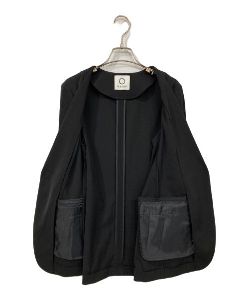 MARW UNITED ARROWS（マルゥ ユナイテッドアローズ）MARW UNITED ARROWS (マルゥ ユナイテッドアローズ) ノーカラージャケット ブラック サイズ:36の古着・服飾アイテム