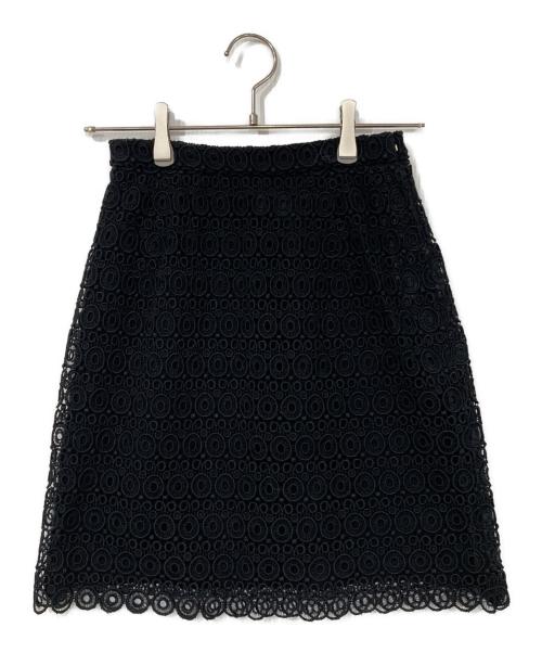 COMME des GARCONS（コムデギャルソン）COMME des GARCONS (コムデギャルソン) レーススカート ブラック サイズ:Sの古着・服飾アイテム