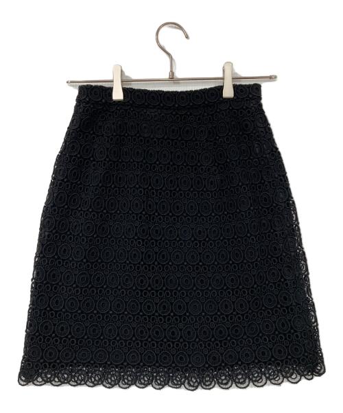 COMME des GARCONS（コムデギャルソン）COMME des GARCONS (コムデギャルソン) レーススカート ブラック サイズ:Sの古着・服飾アイテム