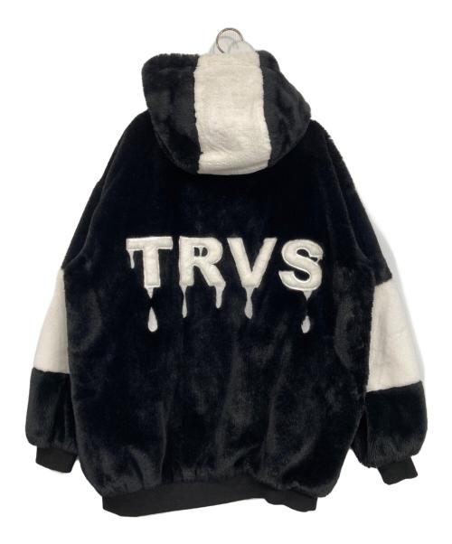 TRAVAS（トラバス）TRAVAS (トラバス) ファージャケット ブラック サイズ:Freeの古着・服飾アイテム