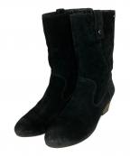 CLARKSクラークス）の古着「GORE-TEXロングブーツ」｜ブラック