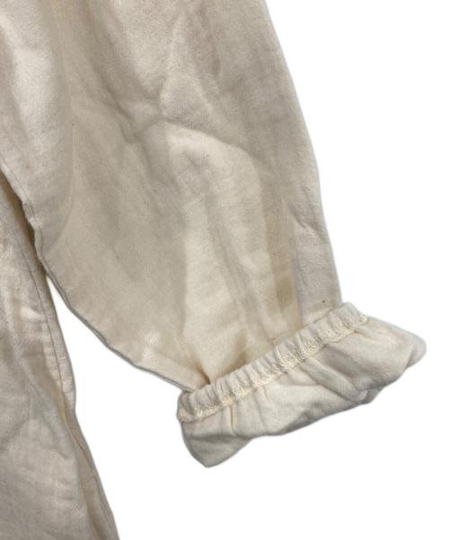 ourhome（アワホーム）OURHOME (アワホーム) ガーゼワンピース ベージュ サイズ:FREEの古着・服飾アイテム