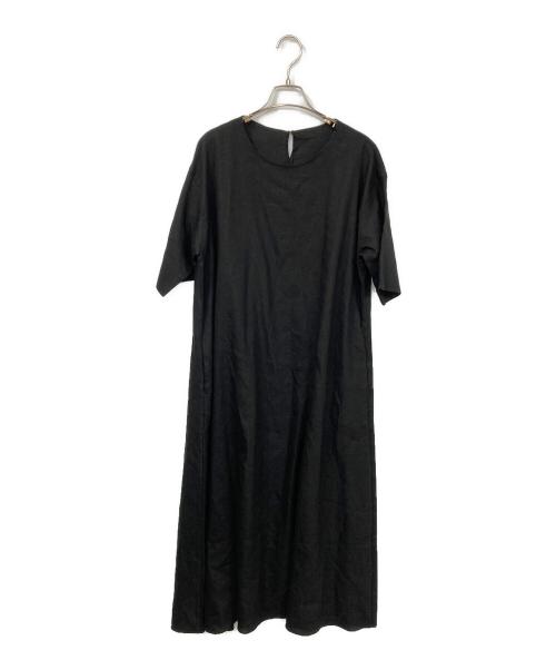 BEARDSLEY（ビアズリー）BEARDSLEY (ビアズリー) リネンワンピース ブラック サイズ:1の古着・服飾アイテム