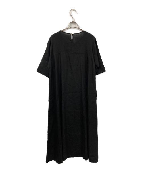 BEARDSLEY（ビアズリー）BEARDSLEY (ビアズリー) リネンワンピース ブラック サイズ:1の古着・服飾アイテム