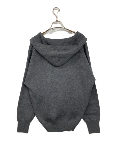 Noble（ノーブル）Noble (ノーブル) 接結タック編みフードプルオーバー グレー サイズ:-の古着・服飾アイテム