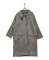 AUDREY AND JOHN WAD（オードリーアンドジョンワッド）の古着「ダブルフェイスステンカラーロングコート」｜グレー