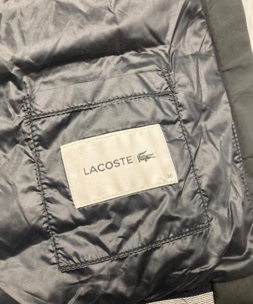 LACOSTE（ラコステ）LACOSTE (ラコステ) ダウンジャケット ブラック サイズ:36の古着・服飾アイテム