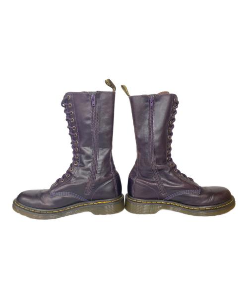 Dr.Martens（ドクターマーチン）Dr.Martens (ドクターマーチン) 14ホールブーツ パープル サイズ:UK6の古着・服飾アイテム