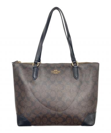 中古・古着通販】COACH (コーチ) トートバッグ ブラウン｜ブランド