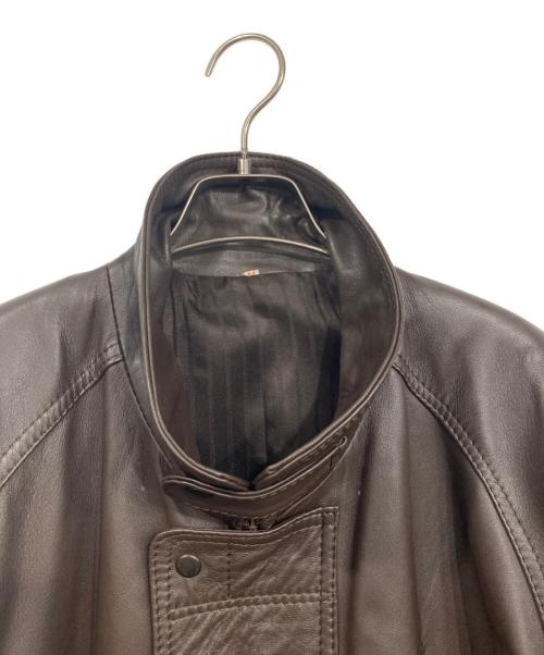 Kastoria（カストリア）Kastoria (カストリア) レザージャケット ブラウン サイズ:Mの古着・服飾アイテム