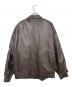 Kastoria (カストリア) レザージャケット ブラウン サイズ:M：6000円