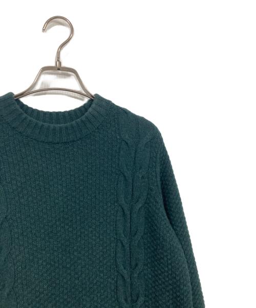 MACKINTOSH PHILOSOPHY（マッキントッシュ フィロソフィー）MACKINTOSH PHILOSOPHY (マッキントッシュ フィロソフィー) ニットワンピース グリーン サイズ:38の古着・服飾アイテム