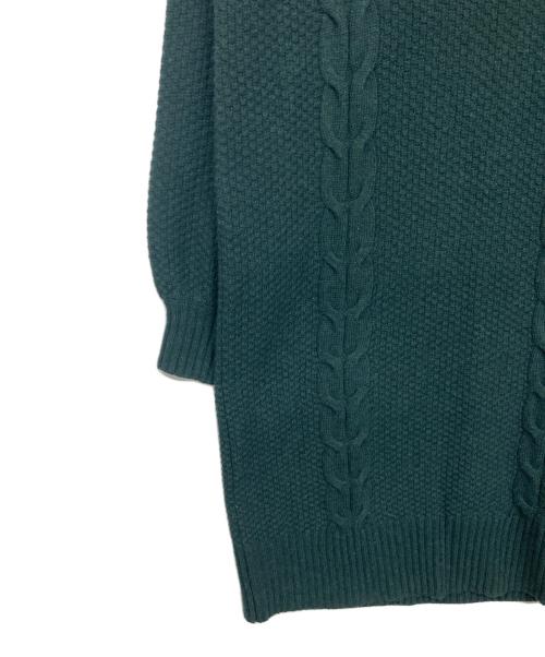 MACKINTOSH PHILOSOPHY（マッキントッシュ フィロソフィー）MACKINTOSH PHILOSOPHY (マッキントッシュ フィロソフィー) ニットワンピース グリーン サイズ:38の古着・服飾アイテム