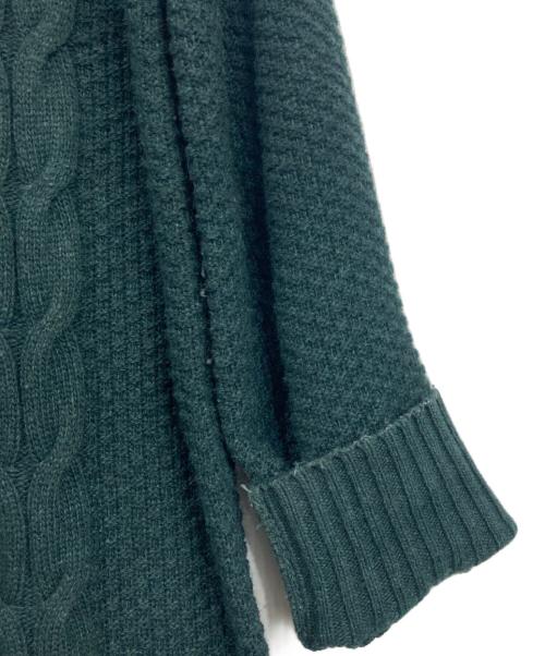 MACKINTOSH PHILOSOPHY（マッキントッシュ フィロソフィー）MACKINTOSH PHILOSOPHY (マッキントッシュ フィロソフィー) ニットワンピース グリーン サイズ:38の古着・服飾アイテム