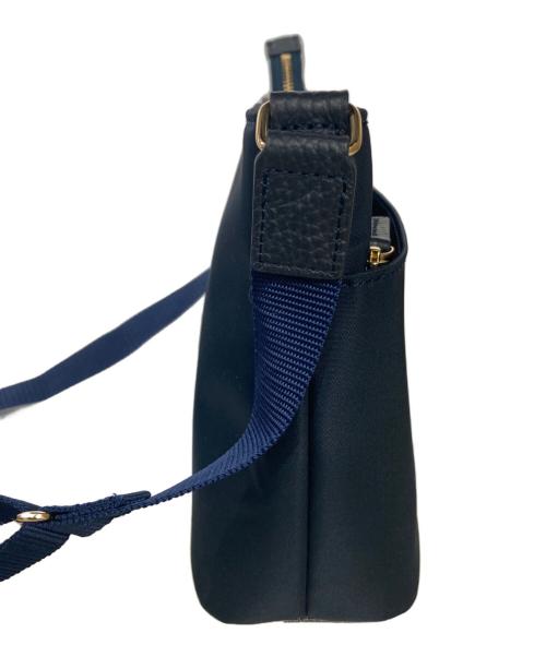 BLUE LABEL CRESTBRIDGE（ブルーレーベルクレストブリッジ）BLUE LABEL CRESTBRIDGE (ブルーレーベルクレストブリッジ) パーシャルクレストブリッジチェックナイロンミニショルダー ネイビーの古着・服飾アイテム