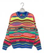 DESCENTEデサント）の古着「3Dニット」｜マルチカラー