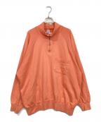 Championチャンピオン）の古着「ハーフジップスウェット」｜ピンク