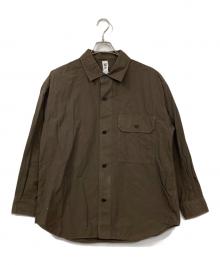 MHL（エムエイチエル）の古着「COMPACT COTTON POPLIN」｜カーキ