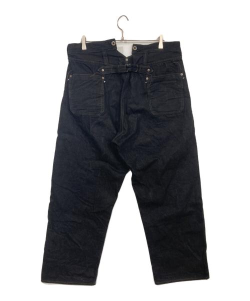 NIGEL CABOURN（ナイジェルケーボン）NIGEL CABOURN (ナイジェルケーボン) RAILMAN DENIM PANT BLACK DENIM ブラック サイズ:36の古着・服飾アイテム