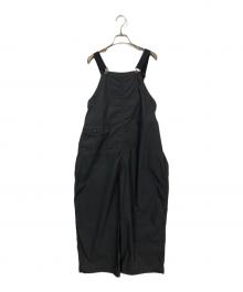 BEAMS BOY（ビームスボーイ）の古着「ソロテックスレインビブオーバーオール」｜ブラック