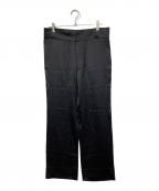 ANN DEMEULEMEESTERアンドゥムルメステール）の古着「シルクサテンパンツ」｜ブラック