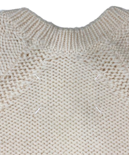 Martin Margiela 10（マルタン・マルジェラ 10）Martin Margiela 10 (マルタン・マルジェラ 10) ラグランセーター ベージュ サイズ:Mの古着・服飾アイテム