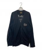 COOTIEクーティー）の古着「チェーンステッチカーディガン」｜ブラック