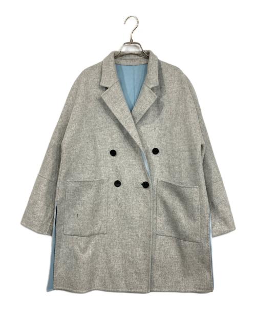 ADORE（アドーア）ADORE (アドーア) 2TONEリバーIIジャケット グレー×ブルー サイズ:38の古着・服飾アイテム