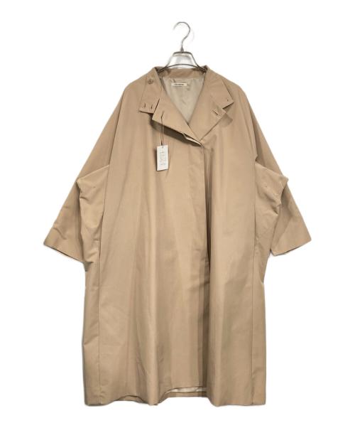 JULY NINE（ジュライナイン）JULY NINE (ジュライナイン) スタンドカラーコート ベージュ サイズ:Fの古着・服飾アイテム
