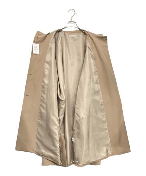 JULY NINE（ジュライナイン）JULY NINE (ジュライナイン) スタンドカラーコート ベージュ サイズ:Fの古着・服飾アイテム