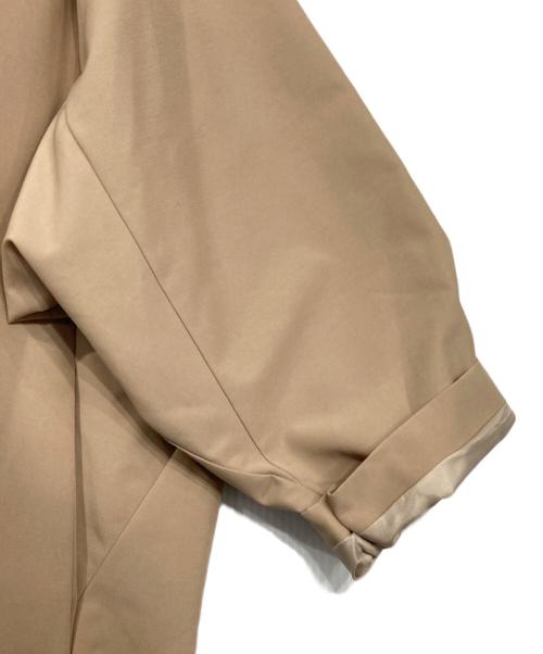 JULY NINE（ジュライナイン）JULY NINE (ジュライナイン) スタンドカラーコート ベージュ サイズ:Fの古着・服飾アイテム