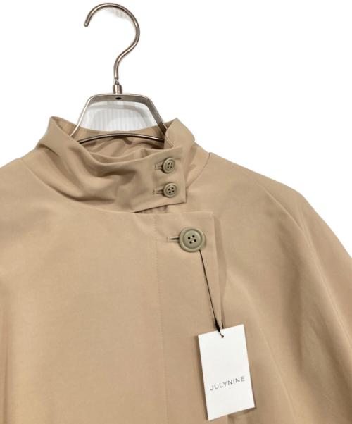 JULY NINE（ジュライナイン）JULY NINE (ジュライナイン) スタンドカラーコート ベージュ サイズ:Fの古着・服飾アイテム