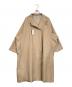 JULY NINE（ジュライナイン）の古着「スタンドカラーコート」｜ベージュ
