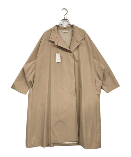 JULY NINE（ジュライナイン）JULY NINE (ジュライナイン) スタンドカラーコート ベージュ サイズ:Fの古着・服飾アイテム