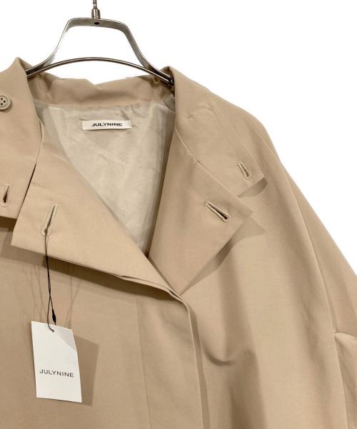 JULY NINE（ジュライナイン）JULY NINE (ジュライナイン) スタンドカラーコート ベージュ サイズ:Fの古着・服飾アイテム