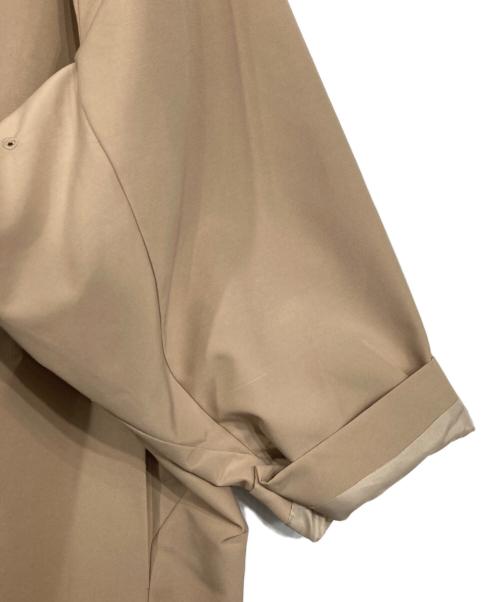 JULY NINE（ジュライナイン）JULY NINE (ジュライナイン) スタンドカラーコート ベージュ サイズ:Fの古着・服飾アイテム