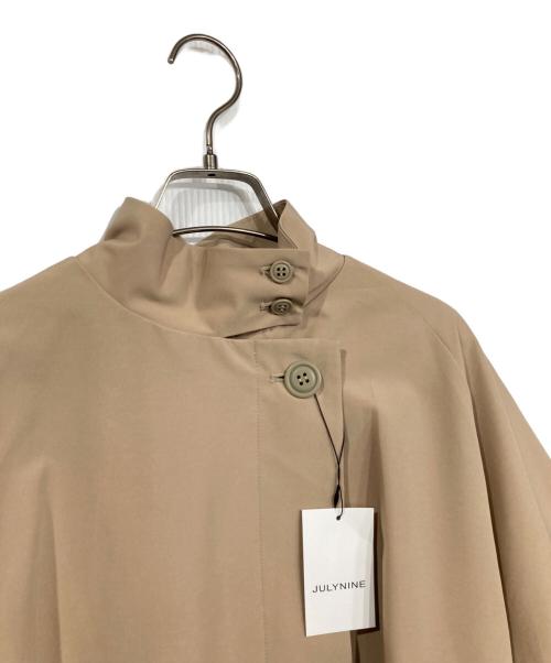 JULY NINE（ジュライナイン）JULY NINE (ジュライナイン) スタンドカラーコート ベージュ サイズ:Fの古着・服飾アイテム