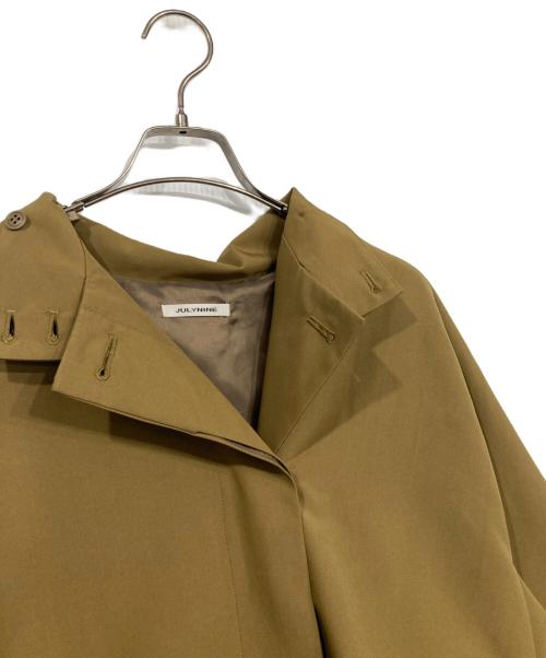 JULY NINE（ジュライナイン）JULY NINE (ジュライナイン) スタンドカラーコート ブラウン サイズ:Fの古着・服飾アイテム