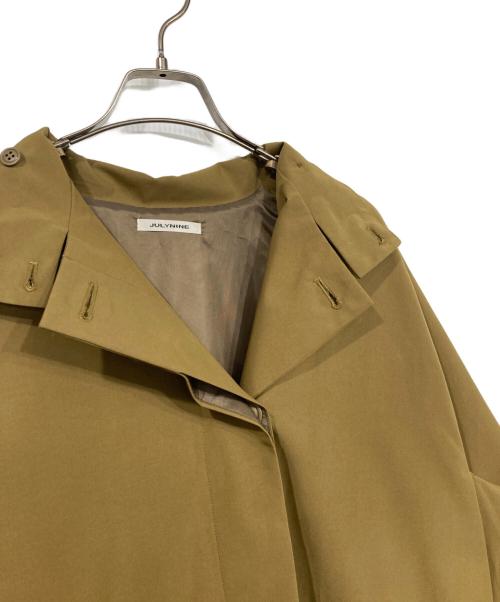 JULY NINE（ジュライナイン）JULY NINE (ジュライナイン) スタンドカラーコート ブラウン サイズ:Fの古着・服飾アイテム