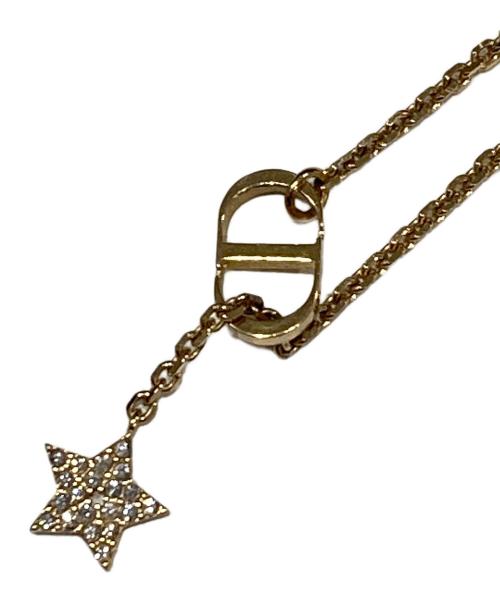 Christian Dior（クリスチャン ディオール）Christian Dior (クリスチャン ディオール) スターロゴネックレス ゴールドの古着・服飾アイテム