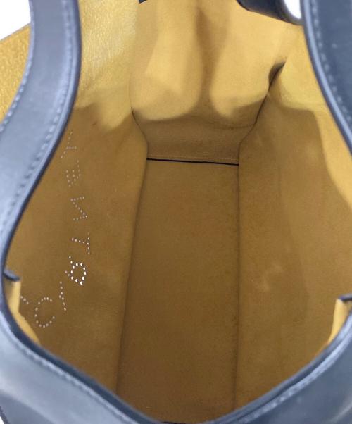 STELLA McCARTNEY（ステラマッカートニー）STELLA McCARTNEY (ステラマッカートニー) パンチング ロゴトートバッグ ブラックの古着・服飾アイテム