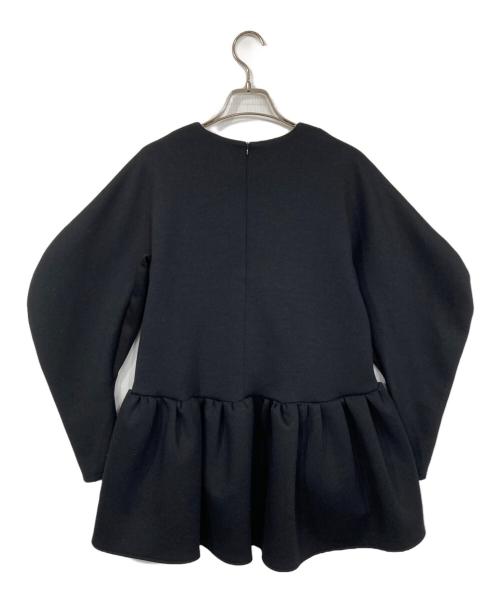 TSURU by MARIKO OIKAWA（ツルバイマリコオイカワ）TSURU by MARIKO OIKAWA (ツルバイマリコオイカワ) Kirill/ペプラムトップス ブラック サイズ:Fの古着・服飾アイテム