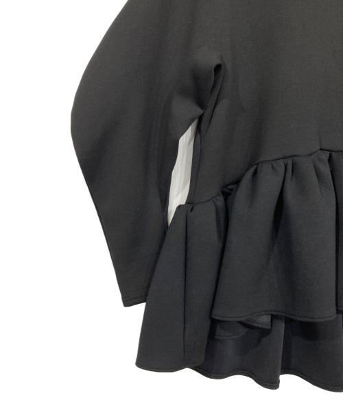 TSURU by MARIKO OIKAWA（ツルバイマリコオイカワ）TSURU by MARIKO OIKAWA (ツルバイマリコオイカワ) Kirill/ペプラムトップス ブラック サイズ:Fの古着・服飾アイテム