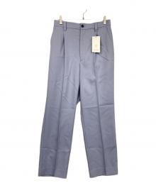 MAISON SPECIAL（メゾンスペシャル）の古着「マルチファブリックスタプレストレートパンツ」｜ブルー