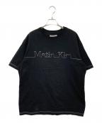 Matin Kimマーティン・キム）の古着「ステッチロゴTシャツ」｜ブラック